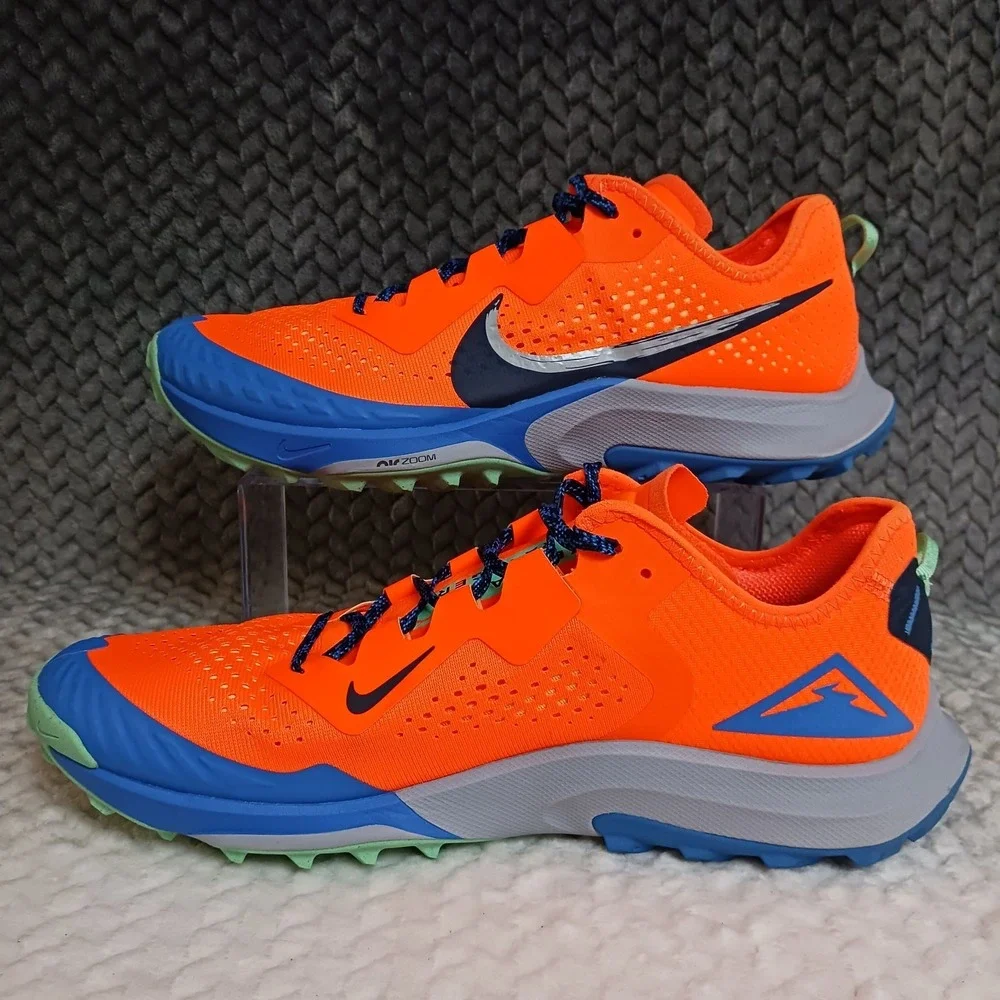 Nike Air Zoom Terra Kiger 7 Total Orange Men's Trail Running Shoes Size 11
